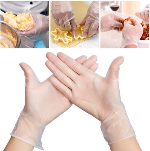 Deli Fit Gloves - Clear PF - Size Medium - Pack of 100